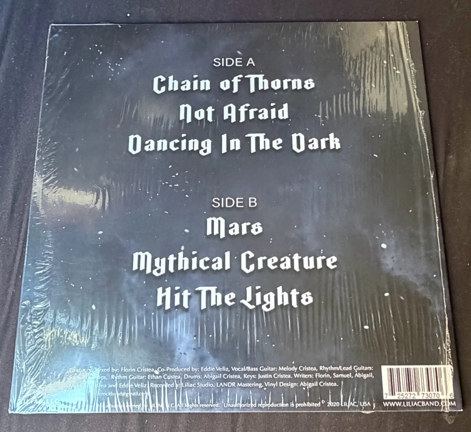 Liliac Signed Lot 2x Chain of Thorns Signed 10" Vinyl + Autographed hat & poster, image 4