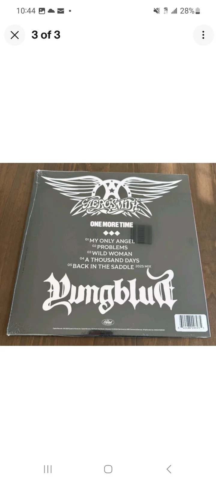 YUNGBLUD One More Time YUNGBLUD SIGNED Insert Black Vinyl NEW 🔥 LIMITED!!, изображение 3
