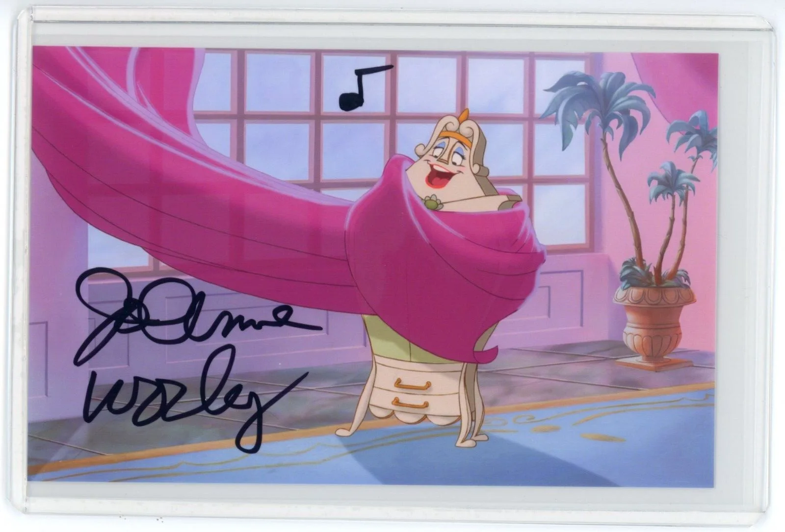Jo Anne Worley — Jo Anne Worley Signed Photo Beauty & the Beast Voice Actress Wardrobe Armoire