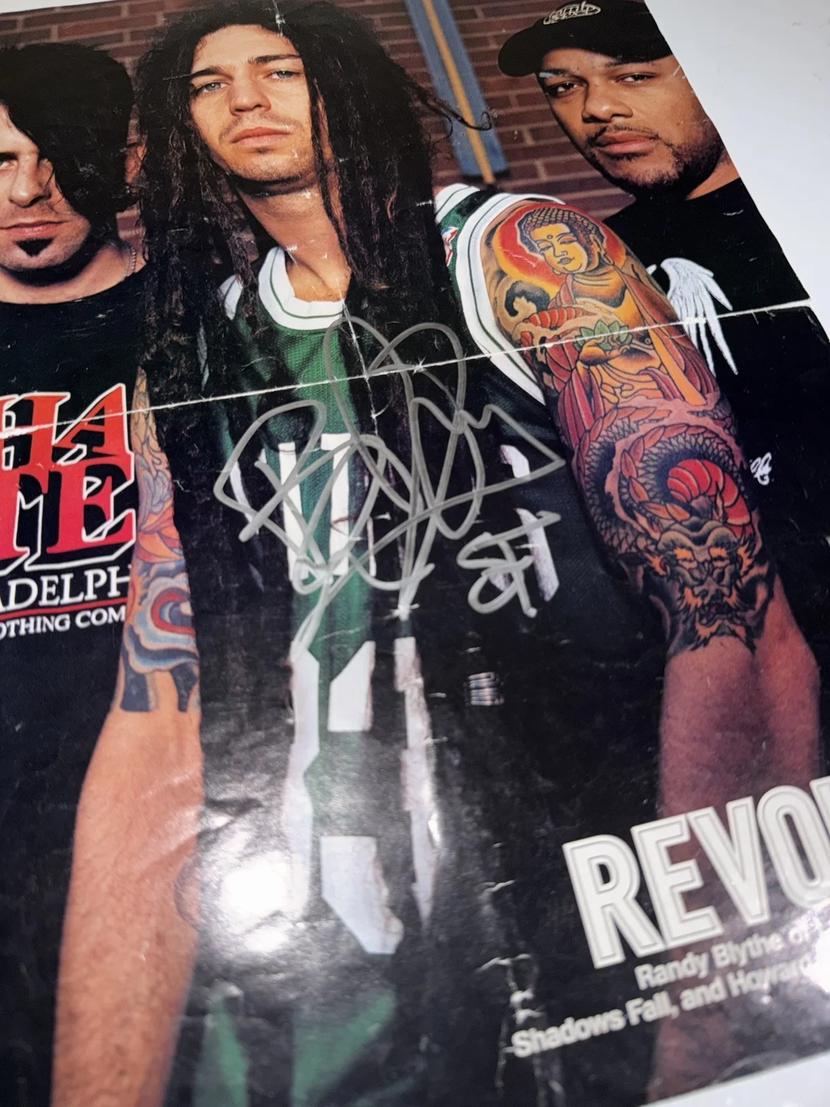 Brian Fair Shadows Fall SIGNED Revolver Magazine Cover Metalcore, image 2