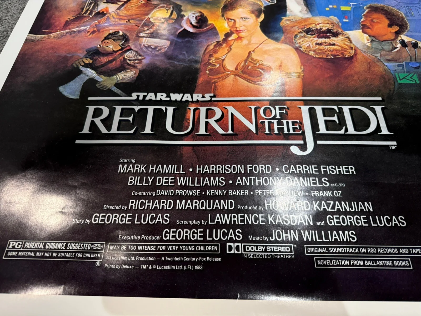Star Wars: Return of the Jedi - US sheet cinema Poster 27 x 41in, image 4