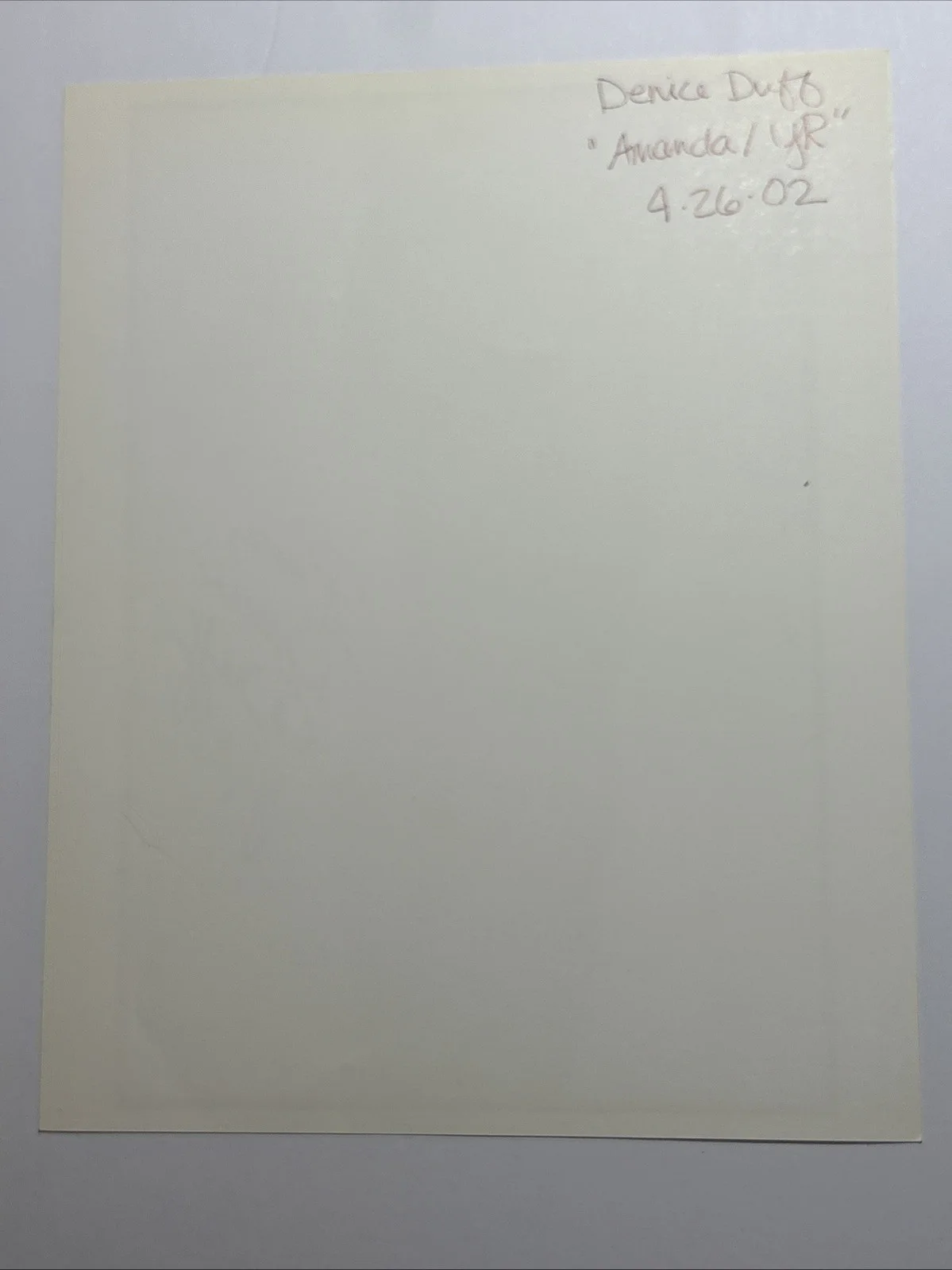 David Lee Russek — DENICE DUFF Subspecies HAND SIGNED AUTOGRAPH Young & the Restless Soap Opera, изображение 2