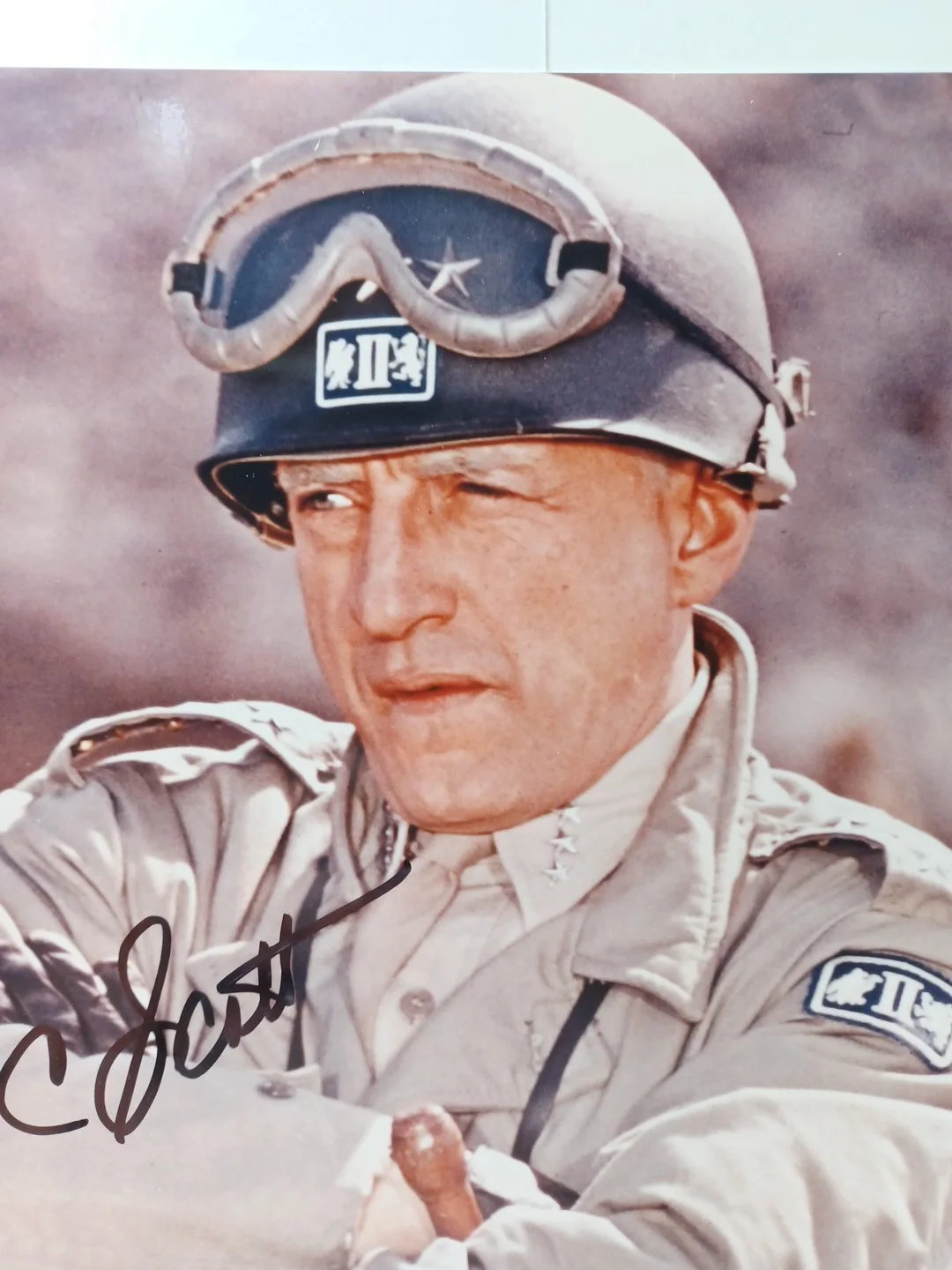 George C Scott Autographed Photo From The Movie Patton 8 x 10 RRP 521, изображение 3