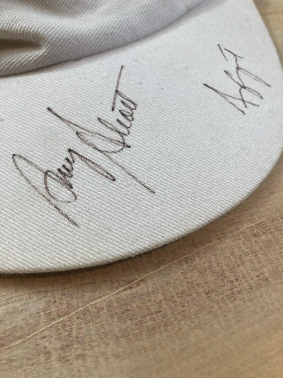 Vintage Golf Visor signed Amy Alcott and Amy Grant Signature Hall of Fame Golfer, изображение 5