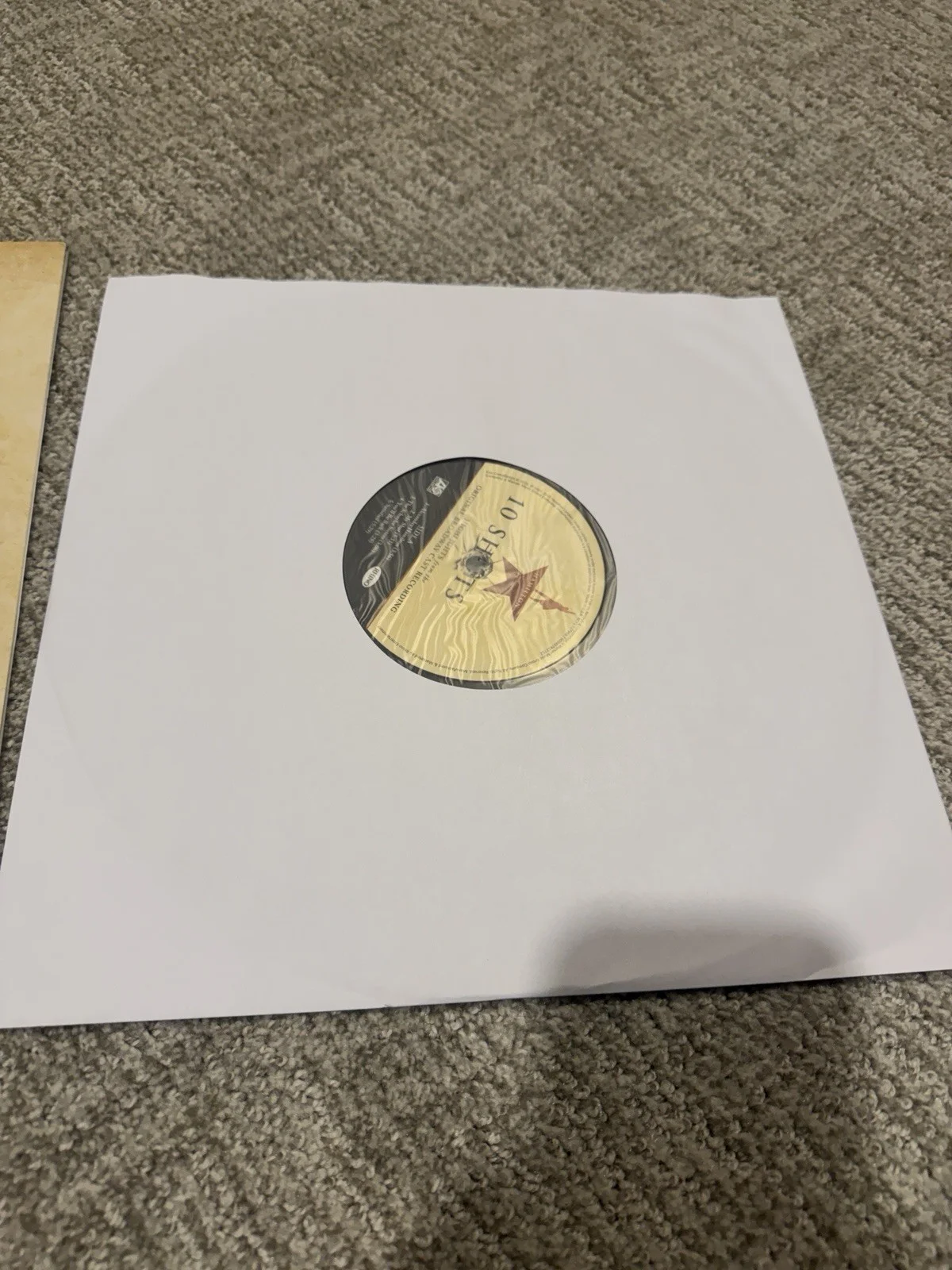 Leslie Odom Jr. Signed 10 Shots Hamilton Vinyl Lin-Manuel Miranda JSA COA, изображение 4