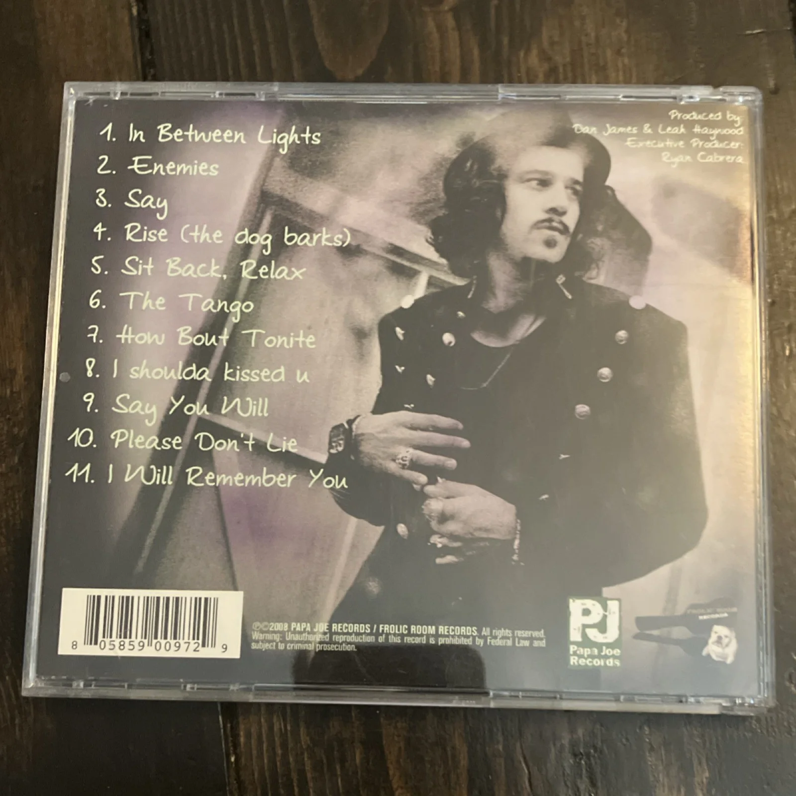 Ryan Cabrera The Moon Under Water Signed Original CD & Booklet, image 2