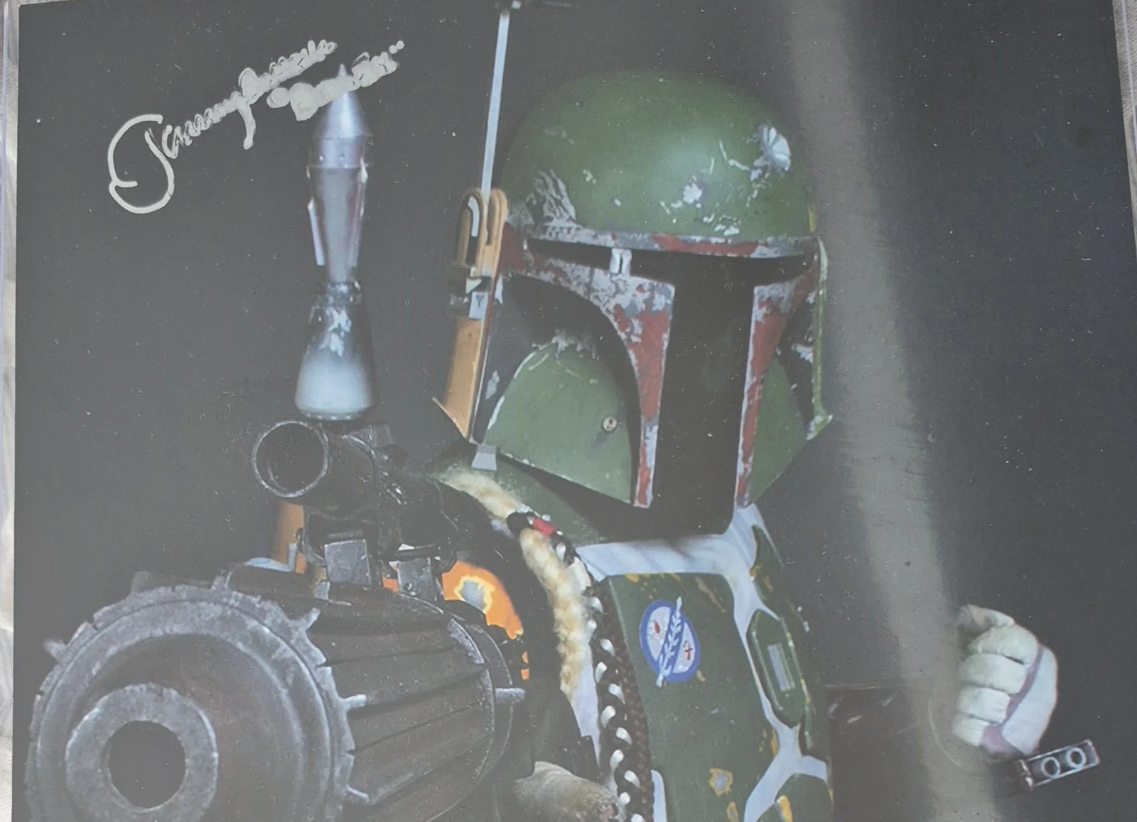 Star Wars Jeremy Bulloch Boba Fett 8x10 Autographed Photo Smeared Auto Authentic, изображение 3