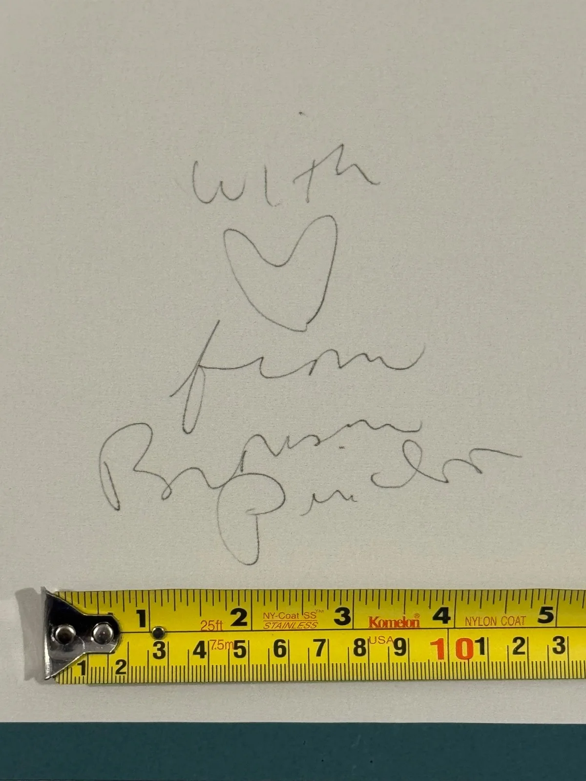 Bronson Pinchot — BRONSON PINCHOT Autograph Signed Fabric 1993 Charity Event Perfect Strangers, изображение 3