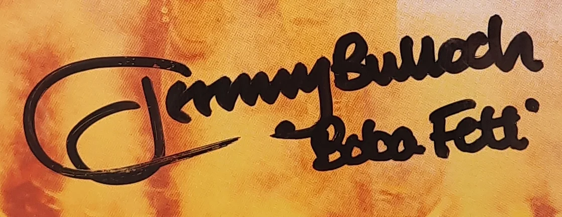 Jeremy Bulloch — Jeremy Bulloch 'Boba Fett' Autograph Signed Postcard Star Wars 1997 Photo, изображение 2