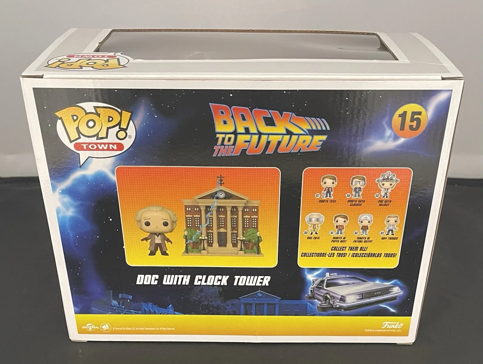 Christopher Lloyd — Funko Pop Signed Christopher Lloyd #15 Autographed BAS Witnessed Doc Clock Tower, image 4