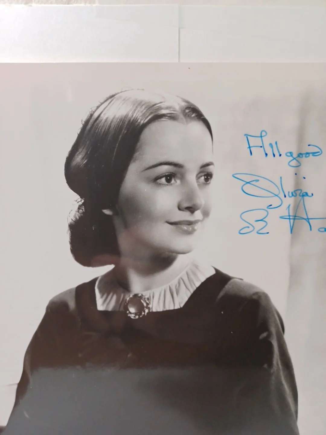 Olivia De Havilland Hand Signed Autographed 8x10 Photo Movie Actress RRP 534, изображение 3