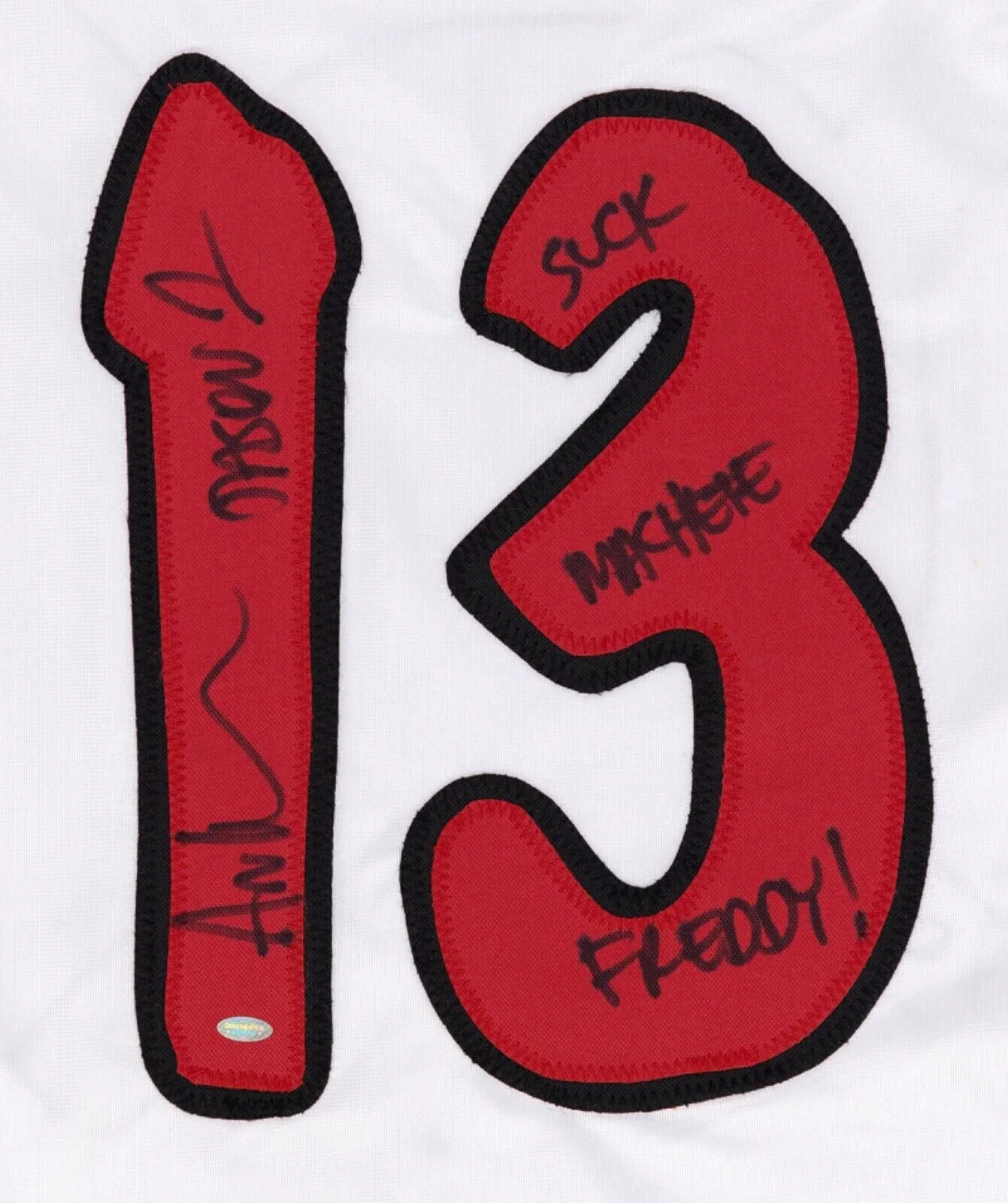 Ari Lehman — Ari Lehman Signed Hockey Jersey Inscribed Twice- Friday the 13th Jason Voorhees, изображение 3