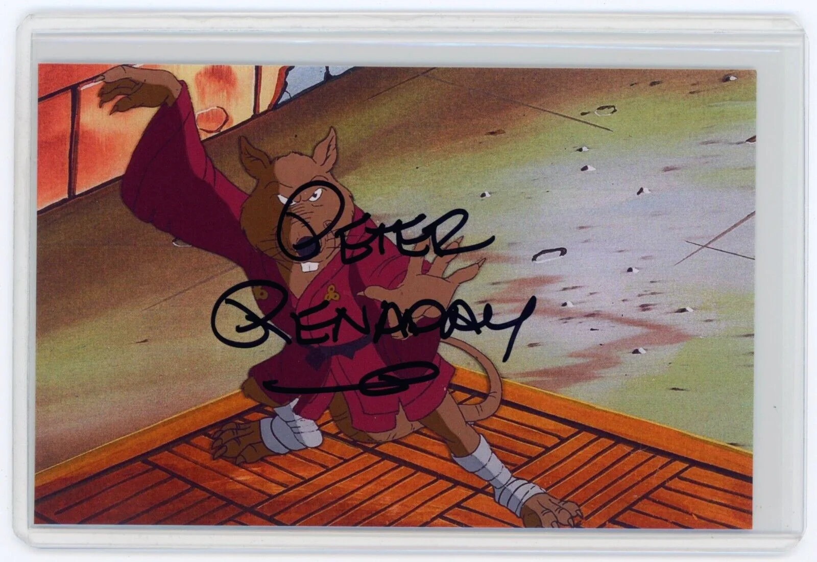 Peter Renaday — Peter Renaday Signed Photo - Splinter Voice Teenage Mutant Ninja Turtles TMNT