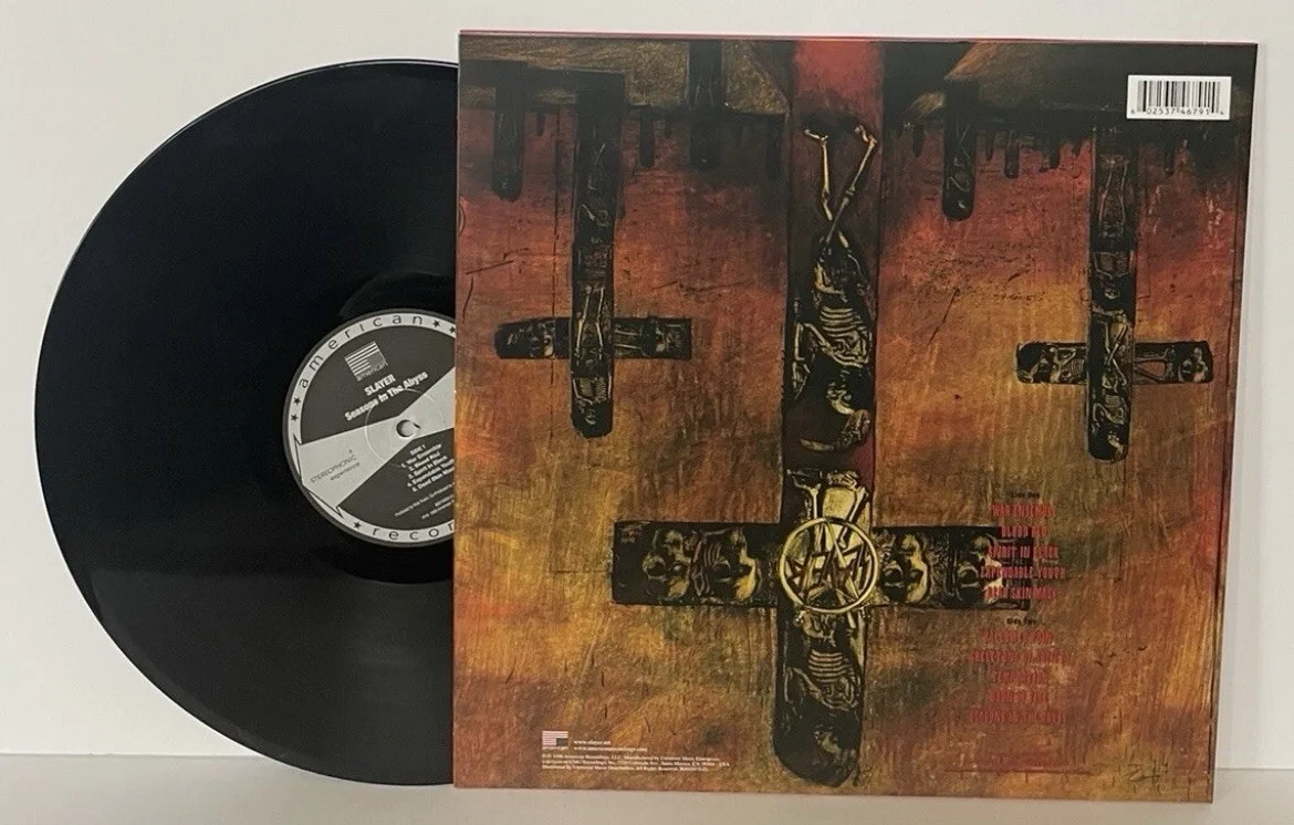 Kerry King Slayer Signed Seasons In The Abyss Vinyl Record PROOF, изображение 5