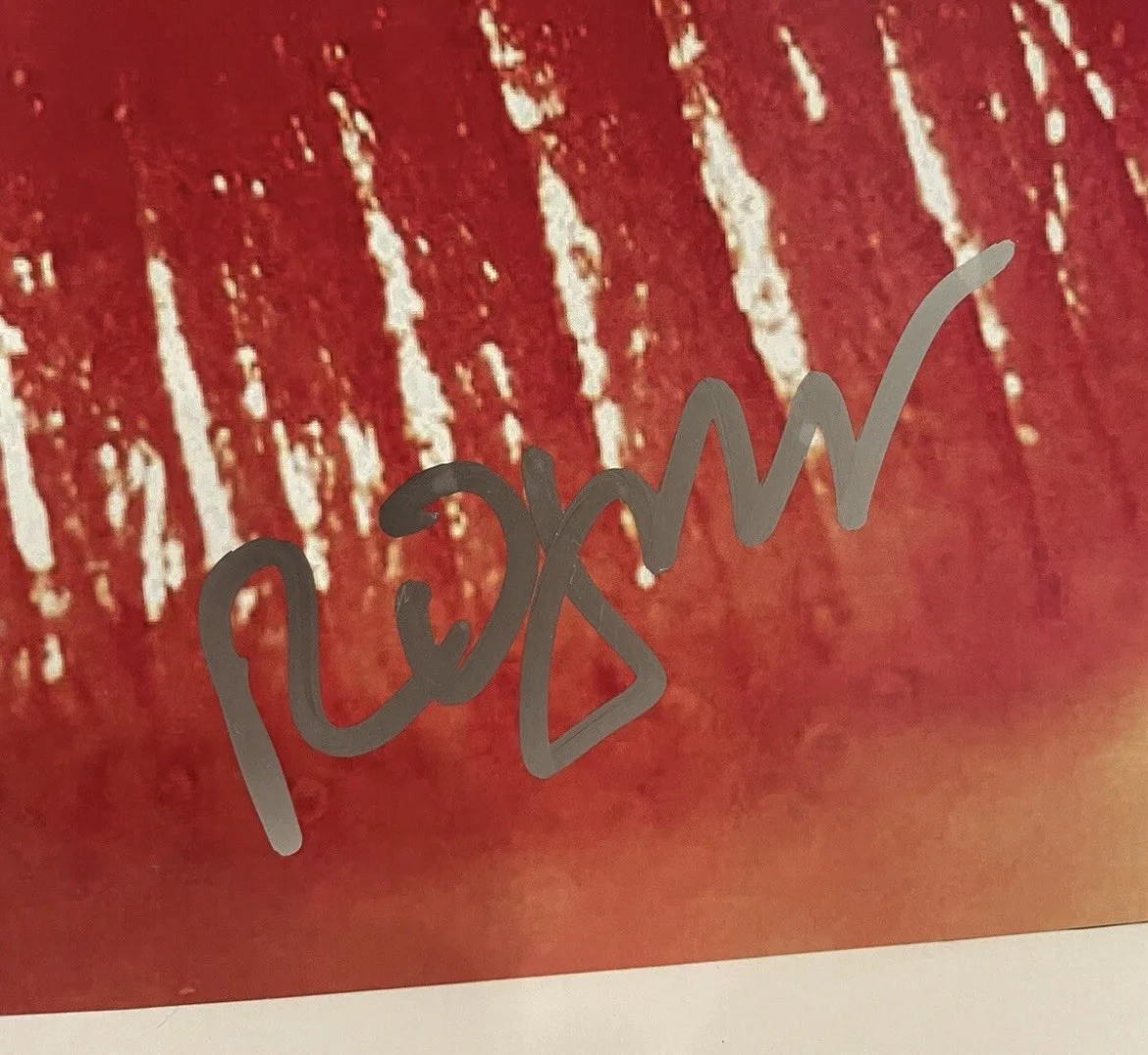 Robert Smith The Cure Signed Kiss Me 12x12 Album Cover Photo Flat JSA COA, изображение 2
