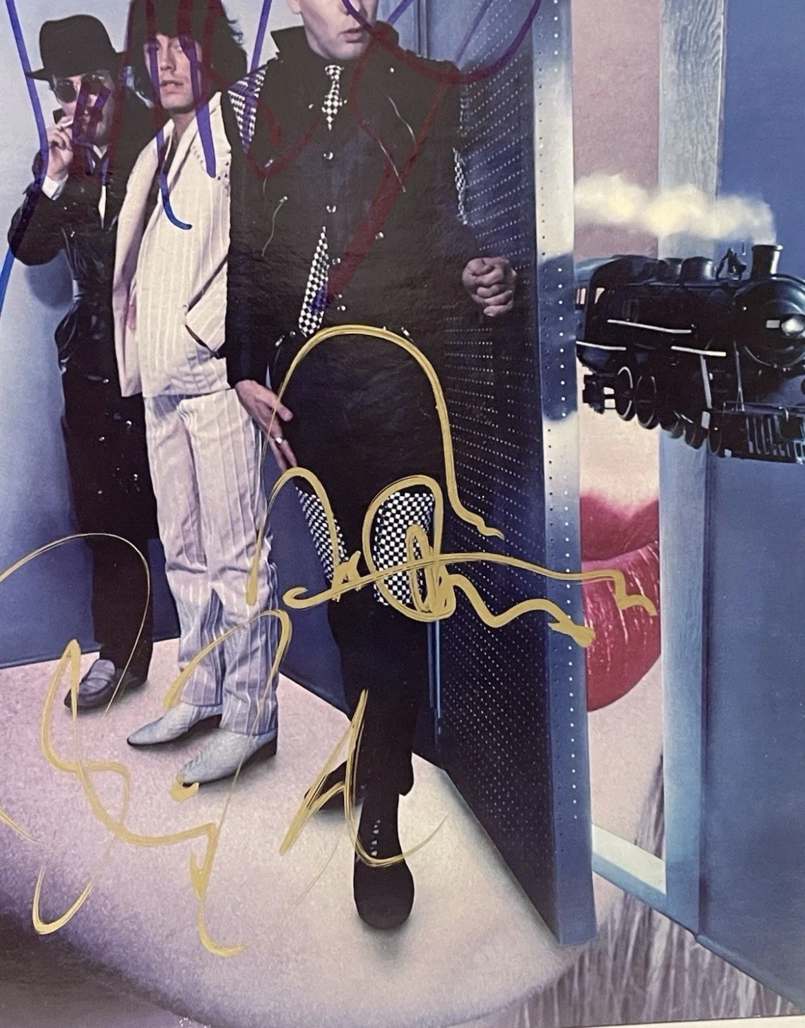 Cheap Trick Signed All Shook Up Vinyl Album Record x3 Tom Robin Nielsen, image 4