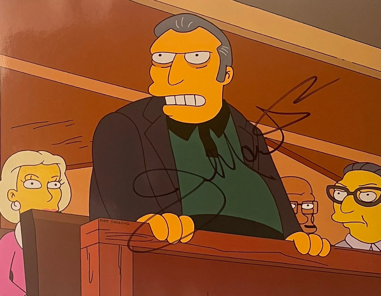 Joe Mantegna — Joe Mantegna Signed 8x10 Photo The Simpsons Fat Tony Autographed JSA COA
