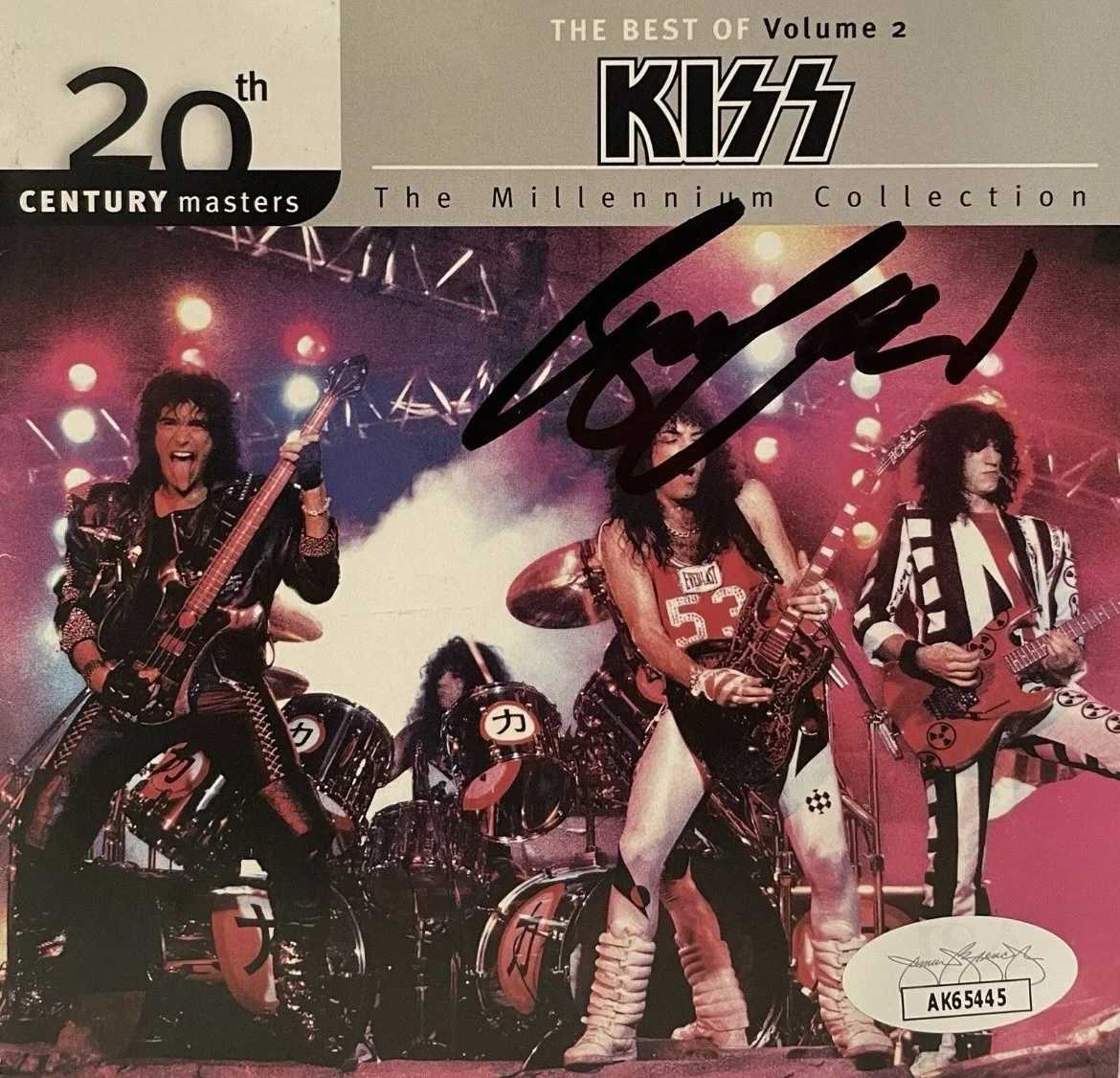 Bruce Kulick Signed The Best of Kiss Greatest Hits CD Cover Framed JSA COA, изображение 3