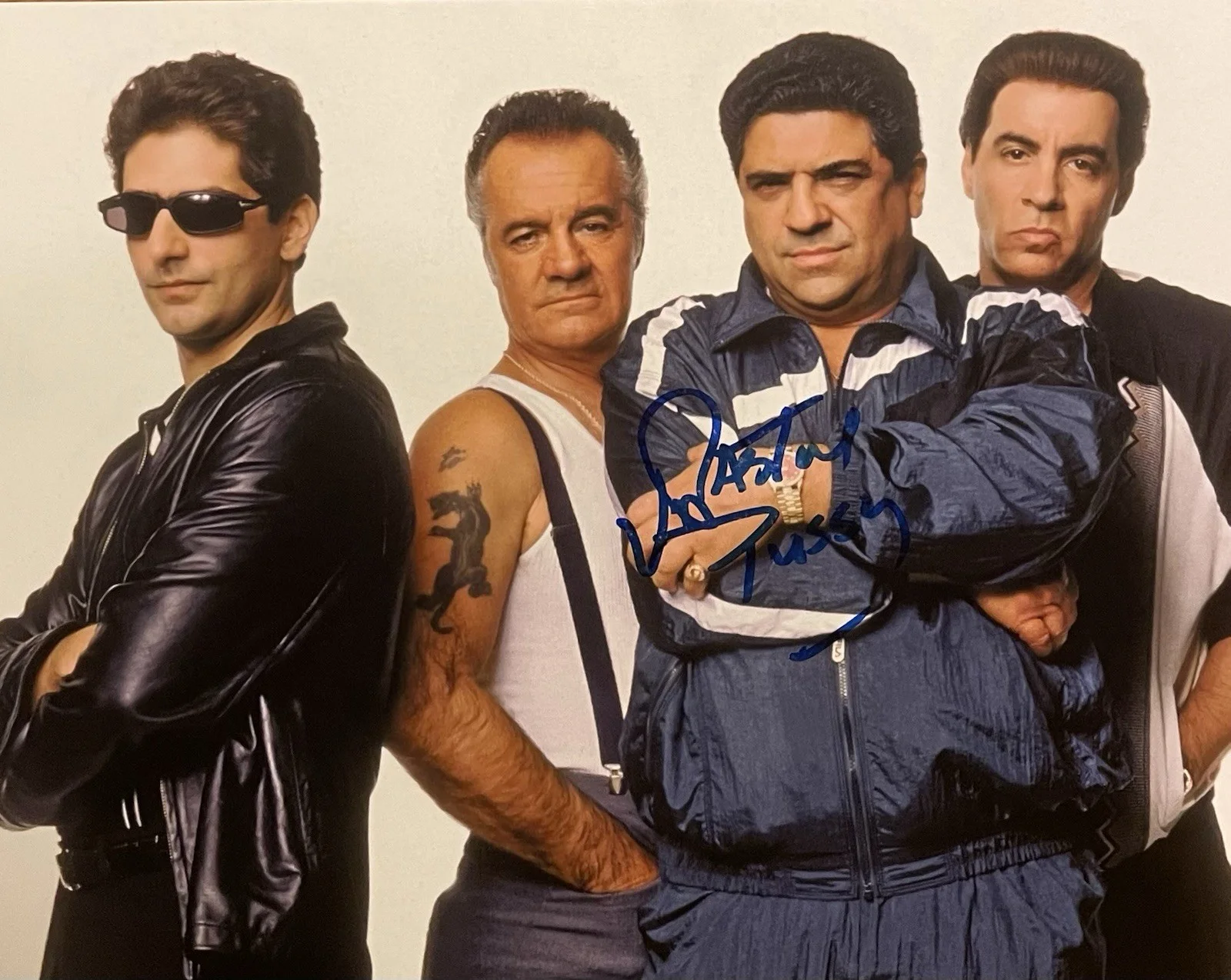Vincent Pastore — Vincent Pastore Signed 8x10 Photo The Sopranos Autographed 4JSA COA