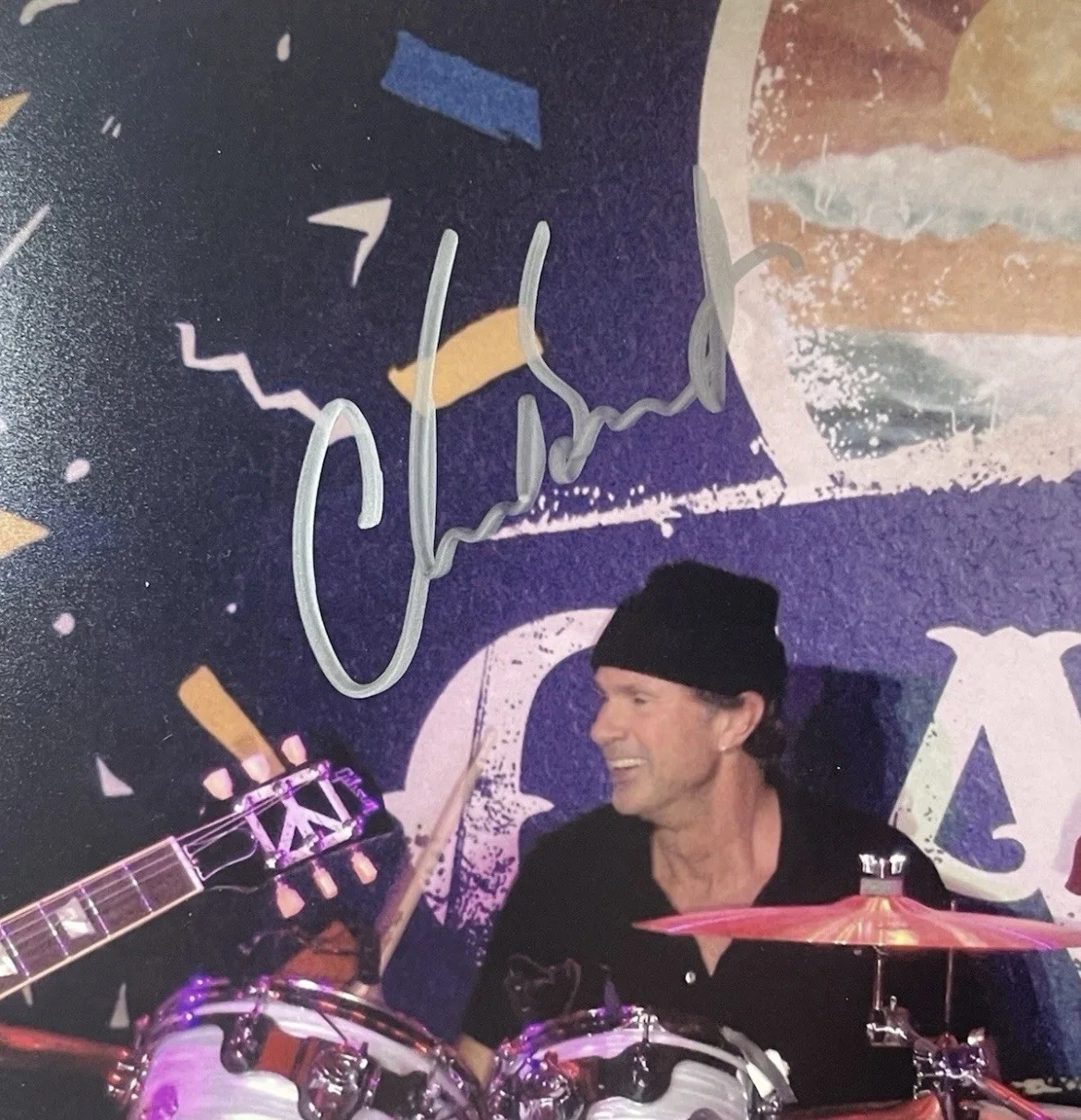 Chad Smith Red Hot Chili Peppers RHCP Signed 8x12 Photo PROOF, изображение 2