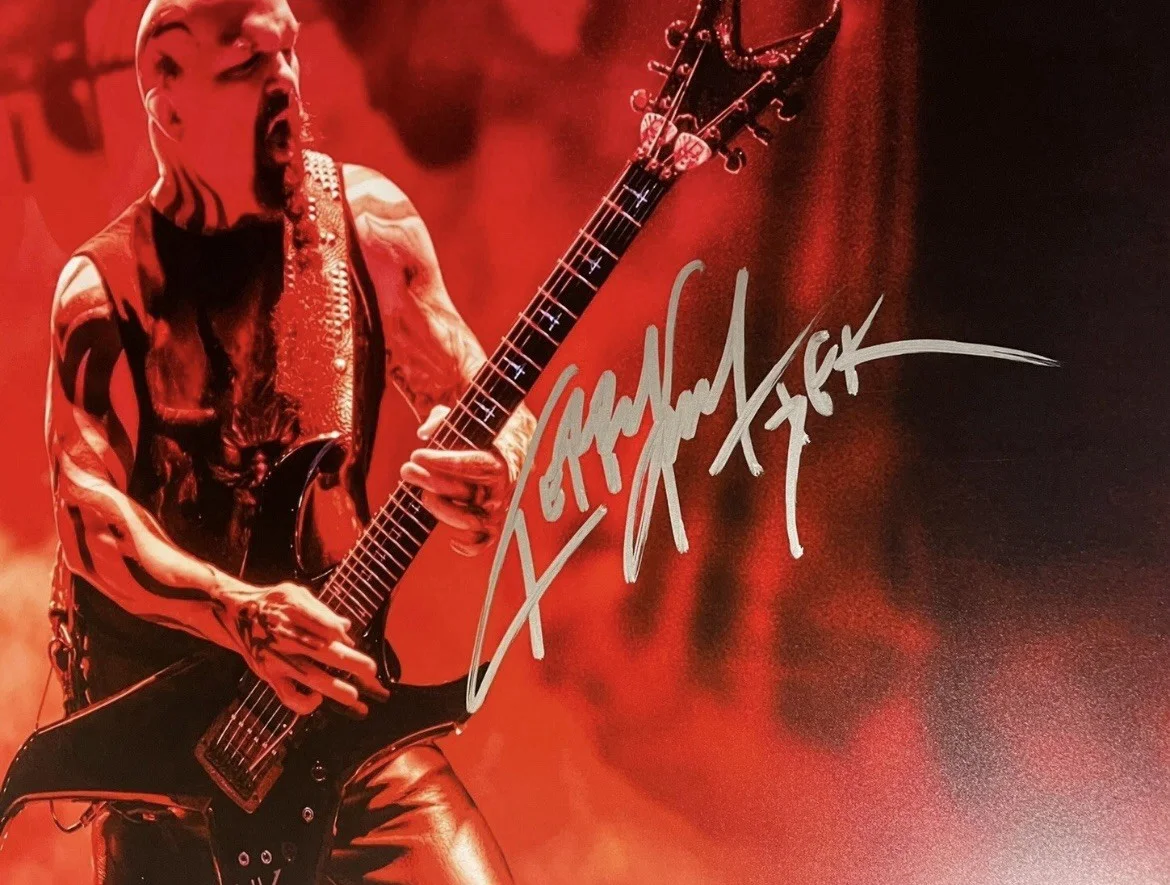 Kerry King Slayer Signed 16x20 Photo Metal Rare JSA COA 5, image 2