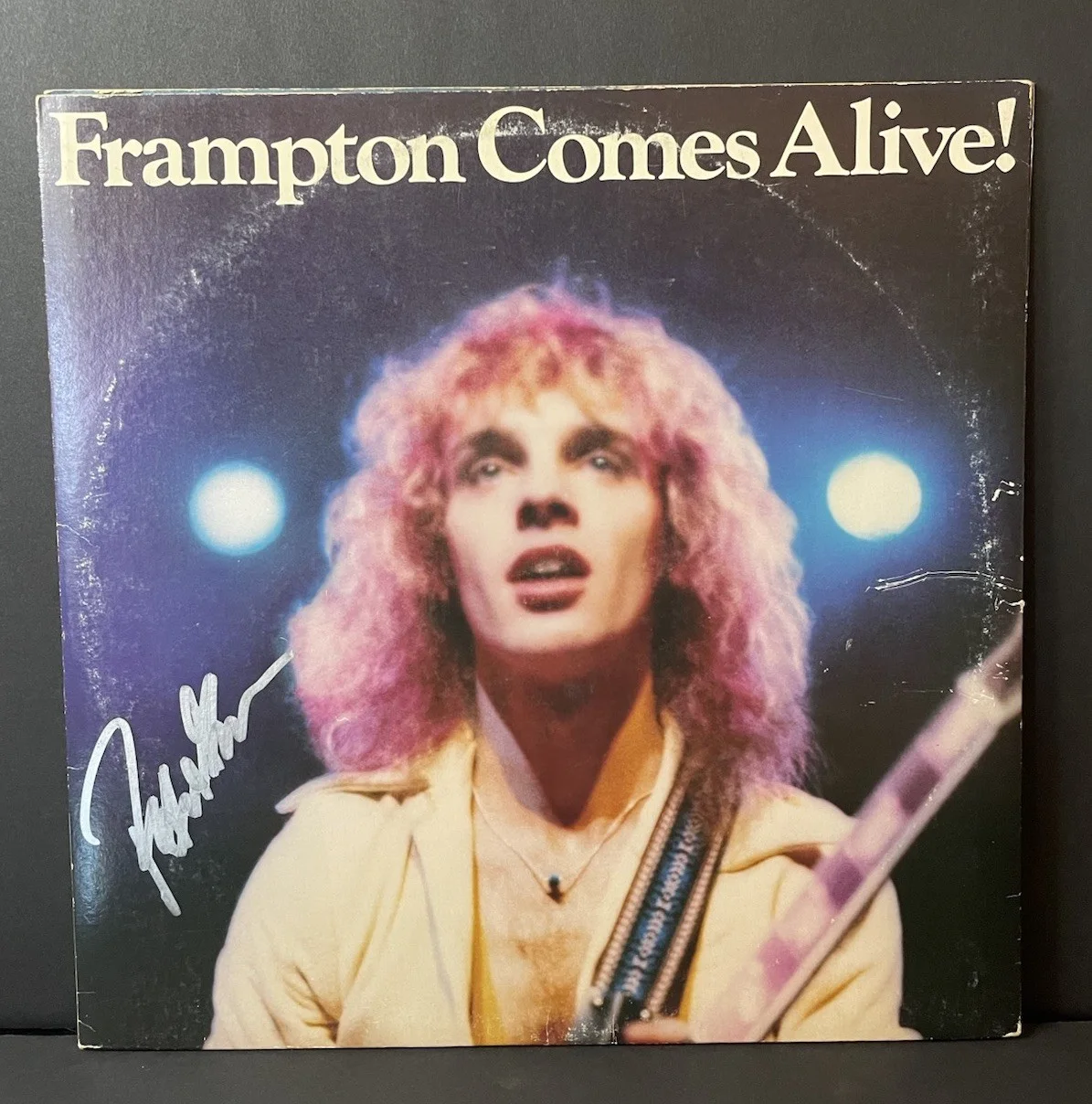 Peter Frampton Signed Frampton Comes Alive Album Vinyl Record JSA COA, image 2