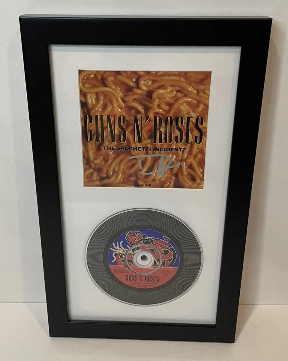 Duff Mckagan Signed Guns N Roses The Spaghetti Incident CD Cover Framed JSA COA, изображение 2