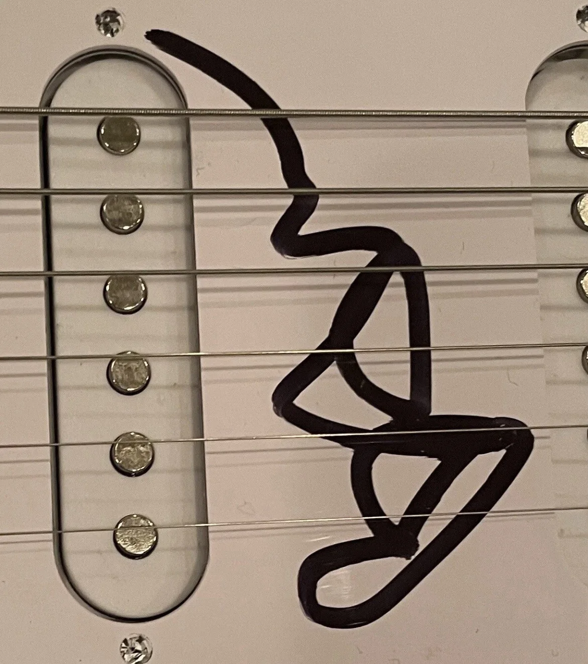 Steve O Bam Margera Signed Custom Jackass Movie Electric Guitar JSA COA, изображение 2