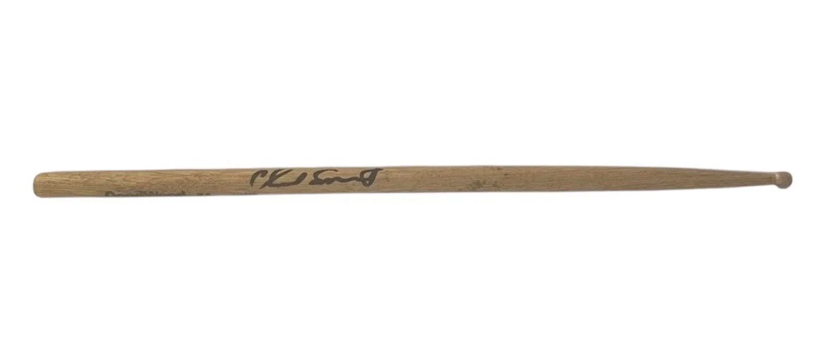 Chad Smith Red Hot Chili Peppers Signed Drumstick RHCP Proof, image 2