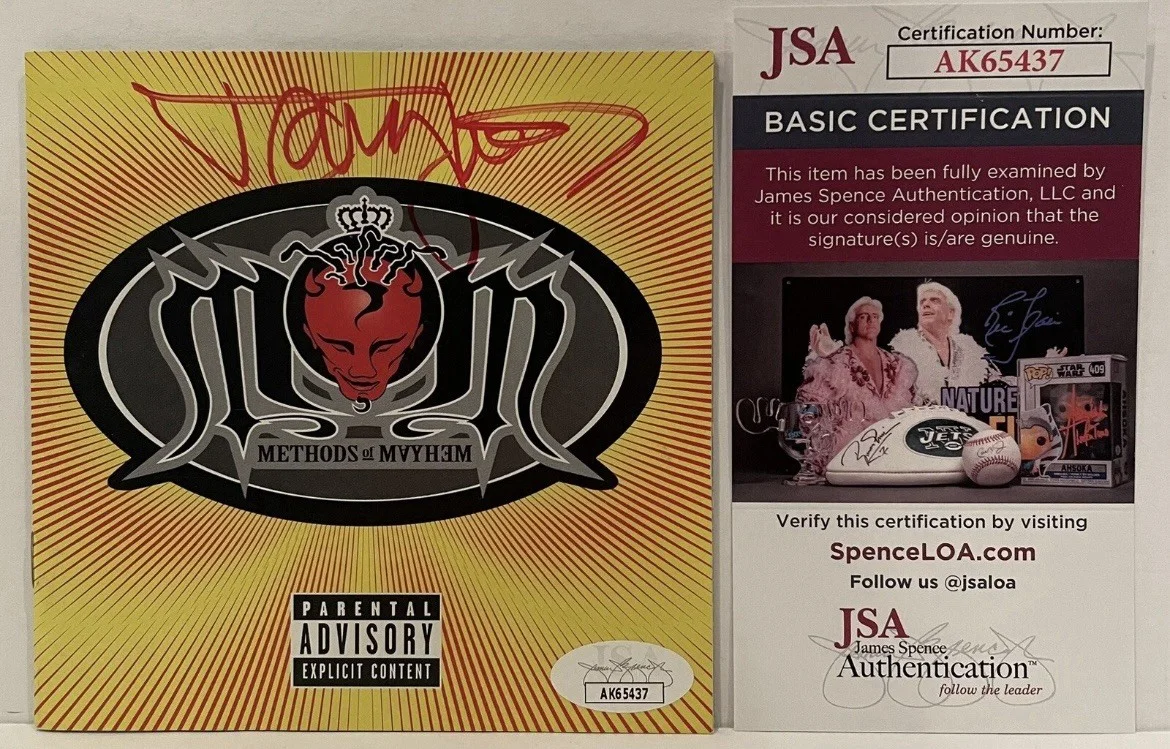 Tommy Lee Signed Methods Of Mayhem CD Cover Framed JSA COA Motley Crue, image 4