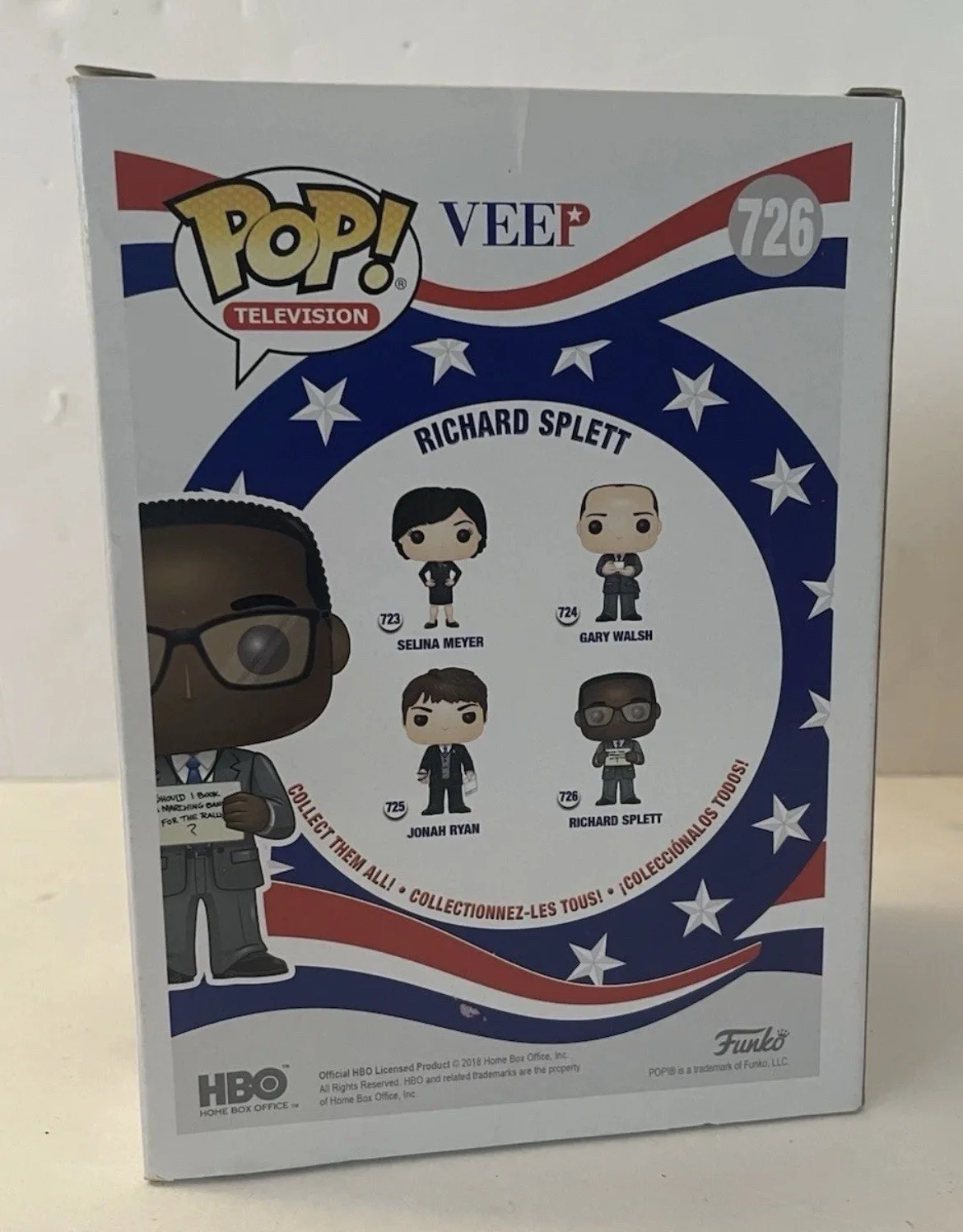Sam Richardson Signed Funko Pop Veep Richard Splett 726 Rare JSA COA, изображение 3