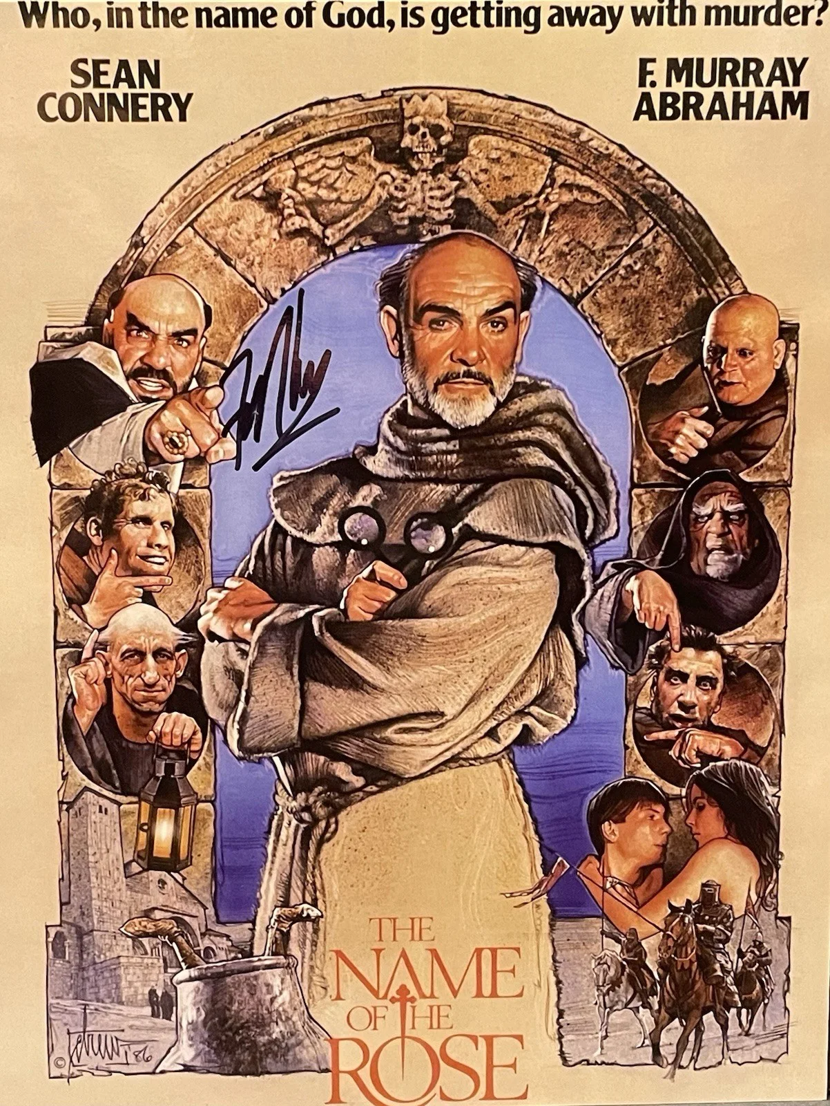 F Murray Abraham — F. Murray Abraham Signed 8x10 Photo The Name Of The Rose Movie Legend JSA COA