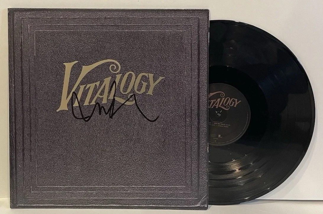 Pearl Jam Mike McCready Signed Vitalogy Album Vinyl Record LP PROOF, изображение 2