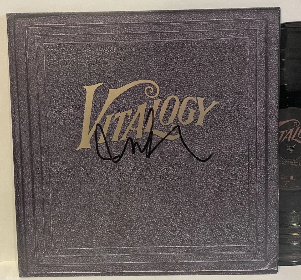 Pearl Jam Mike McCready Signed Vitalogy Album Vinyl Record LP PROOF, изображение 3
