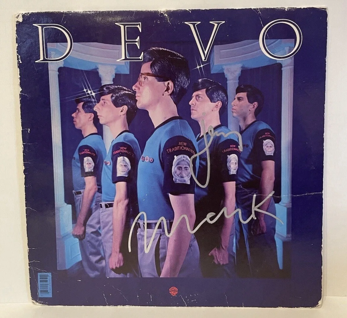 Devo Signed x2 New Traditionalists Vinyl Album Record Mothersbaugh Casale, image 2