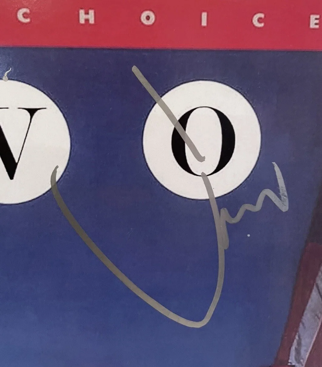 Devo Jerry Casale Signed Freedom Of Choice 12x12 Album Cover Photo PROOF, изображение 2