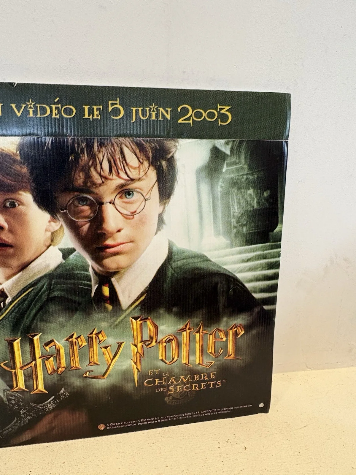 Harry Potter And The Chamber Of Secrets 2003 French VHS Billboard Sign 14x23”, изображение 4