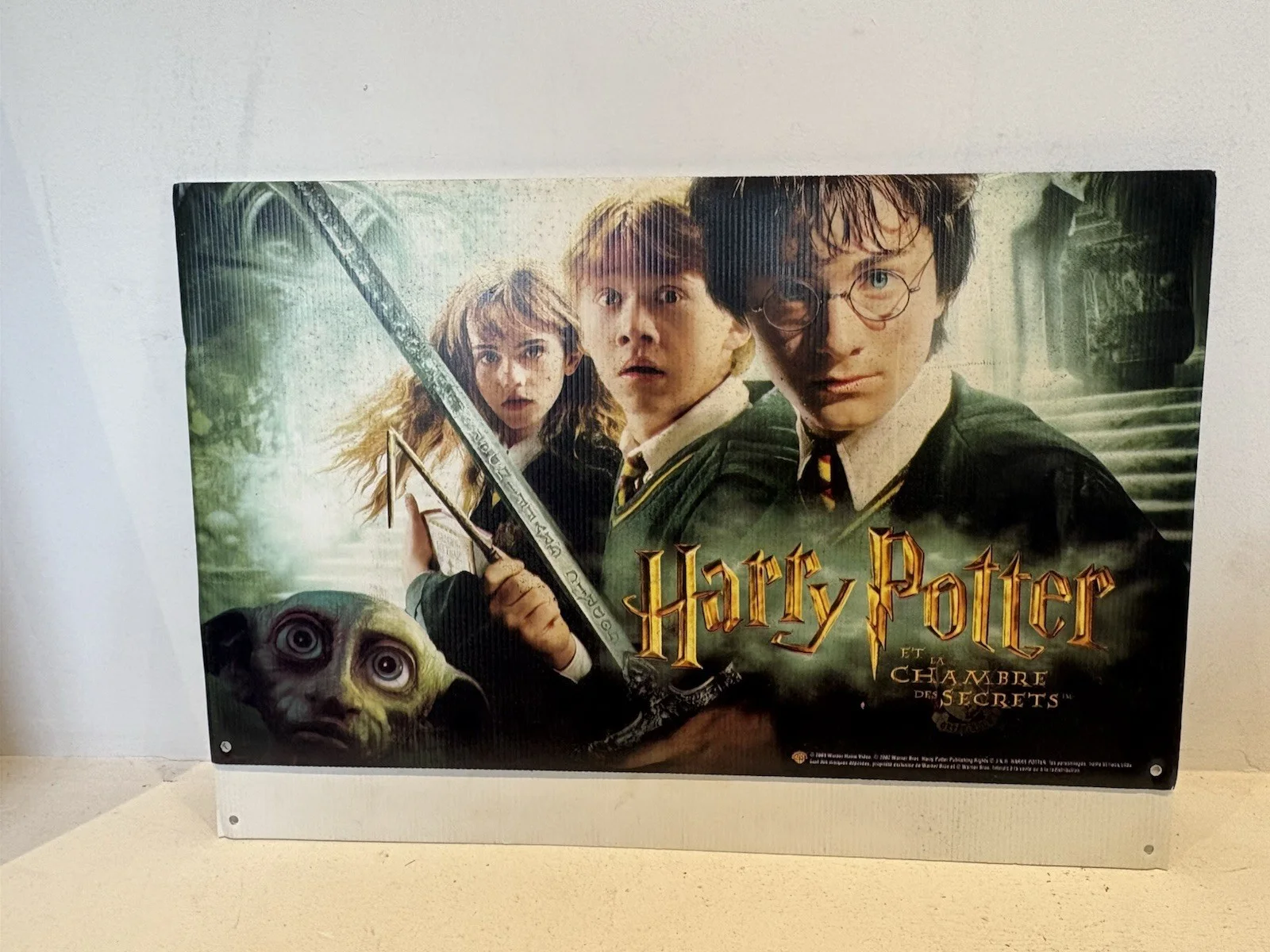Harry Potter And The Chamber Of Secrets 2003 French VHS Billboard Sign 14x23”, изображение 5