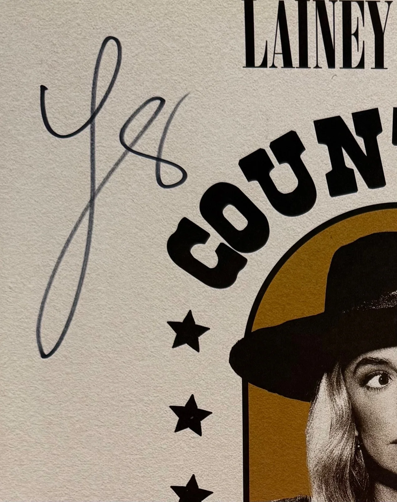 Lainey Wilson Signed JSA Autograph 24" x 18" Concert Poster Lithograph, image 2