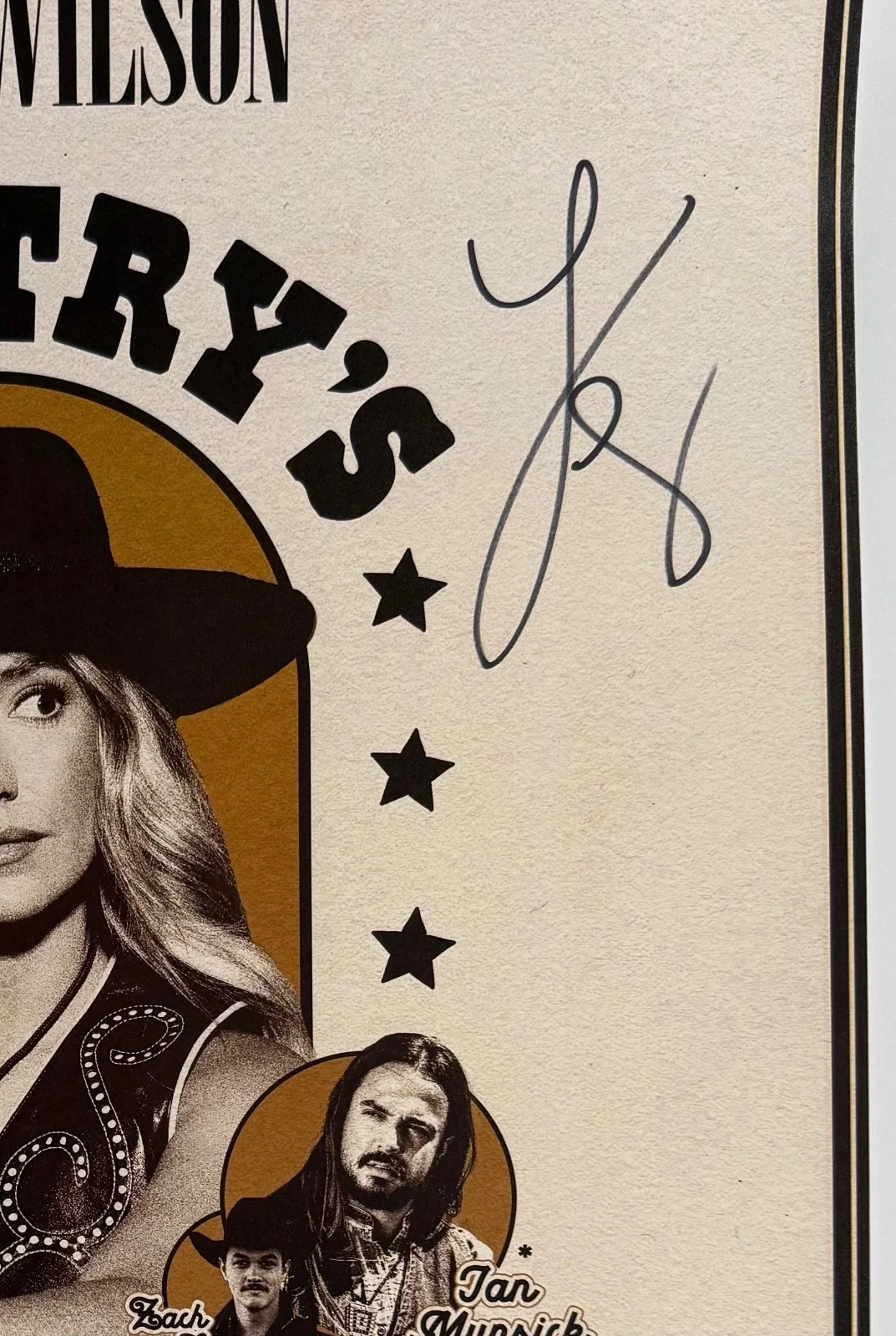 Lainey Wilson Signed JSA Autograph 24" x 18" Concert Poster Lithograph, image 2
