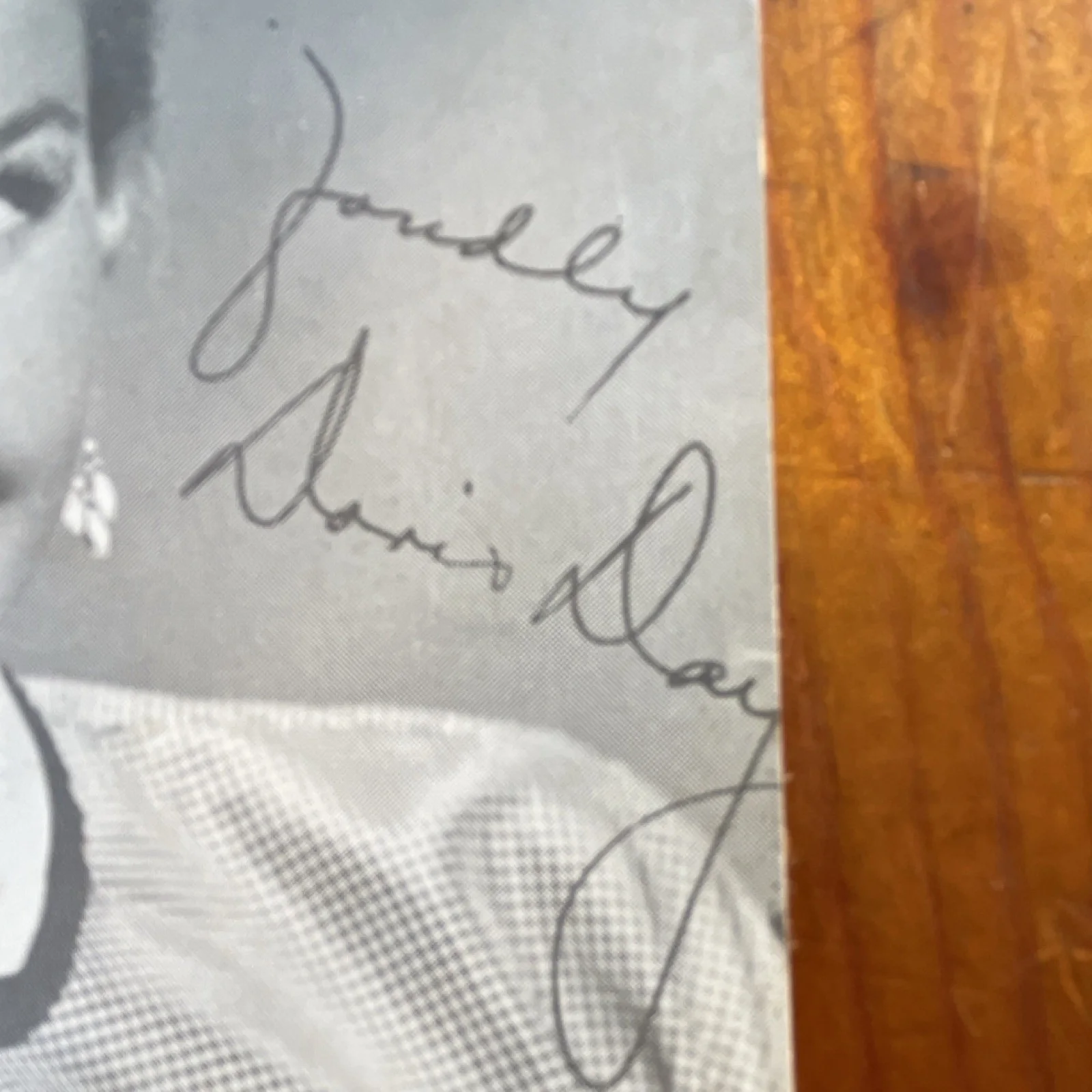 Doris Day — Original Doris Day Autographed Photograph facsimile autographed, image 3