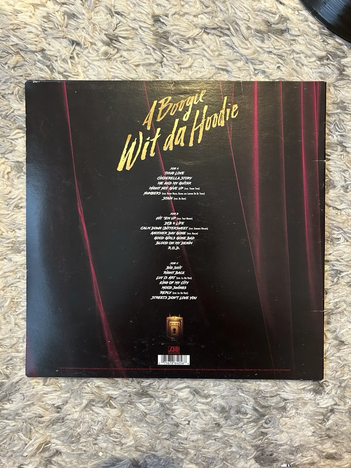 A BOOGIE WIT DA HOODIE SIGNED ARTIST 2.0 VINYL RECORD LP AUTO RARE PSA DNA COA, image 4