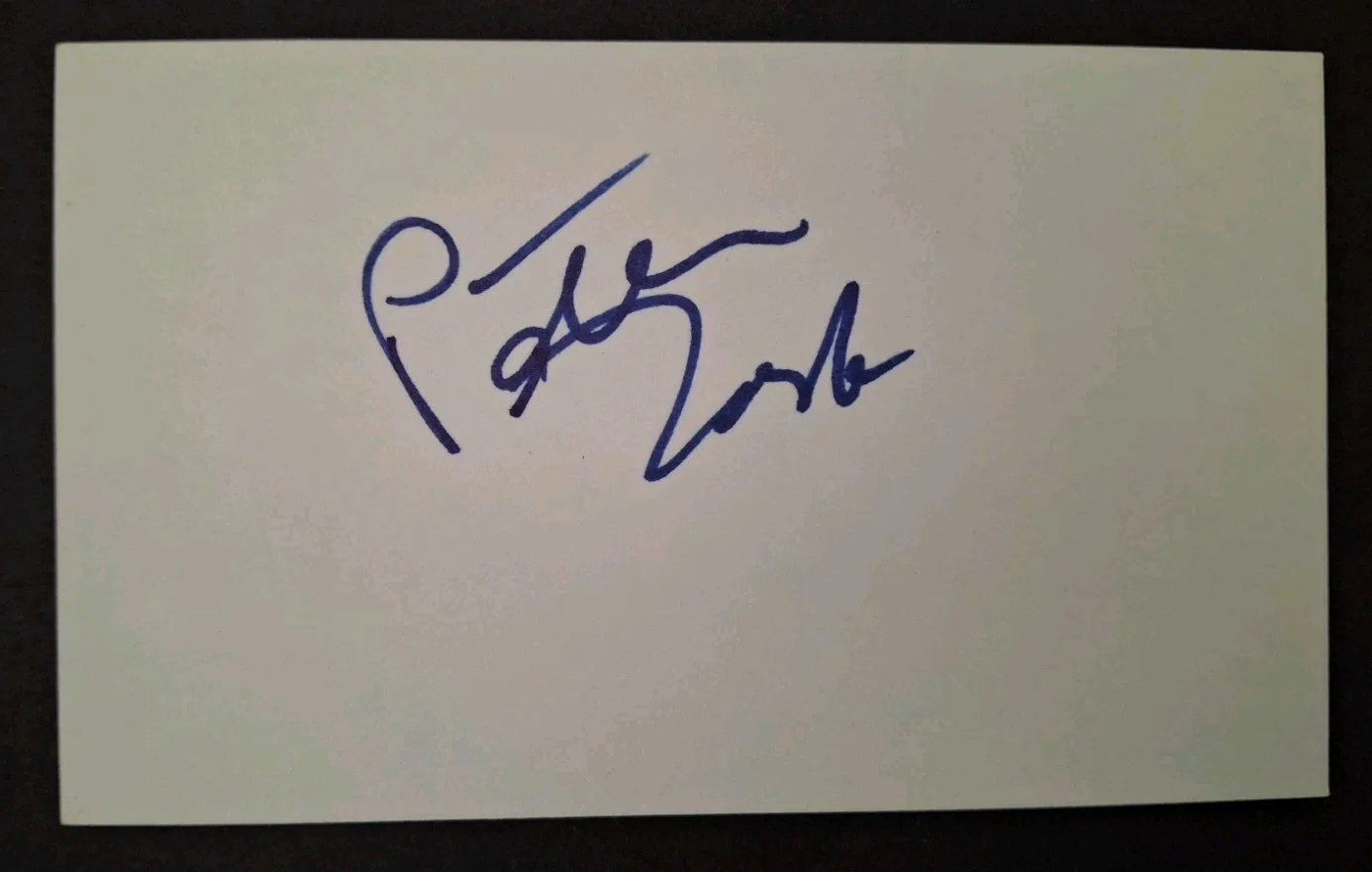 PETER TORK - " THE MONKEES " Bassist Keyboard - SIGNED 3x5 Index Card W/PROOF, image 4