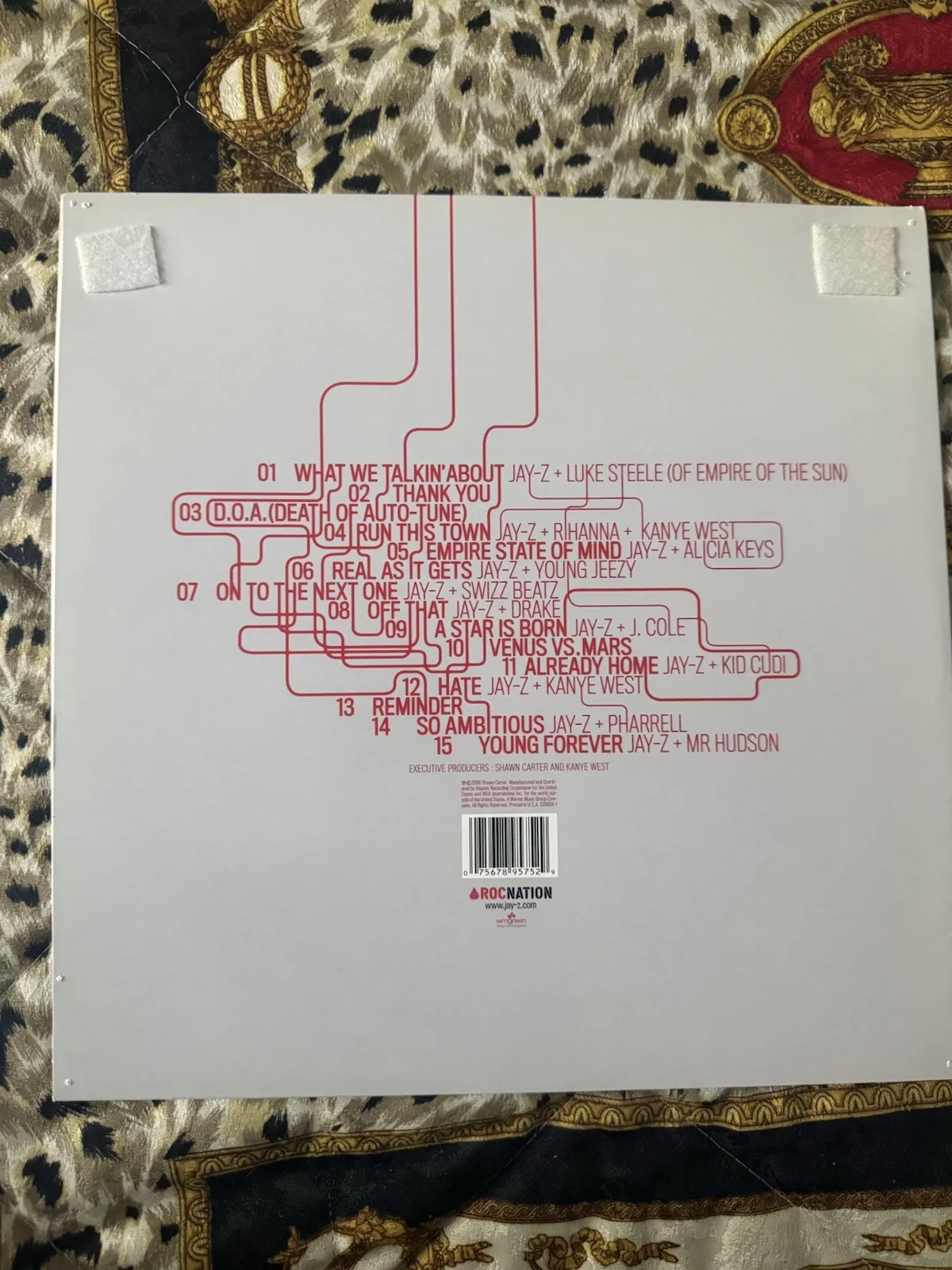 Jay Z Blueprint album cover sleeve, изображение 2