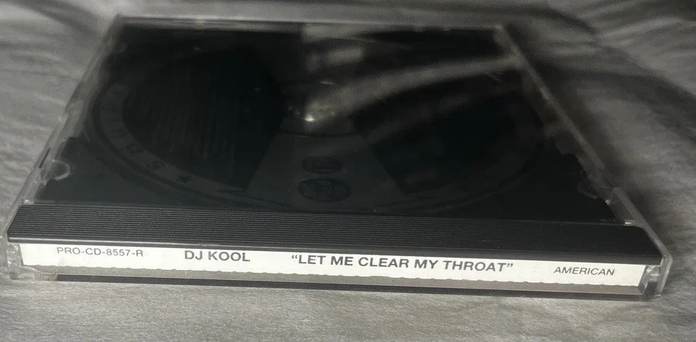WHITE LABEL DJ KOOL -LET ME CLEAR MY THROAT PROMO-- 1996 Promotional HIP-HOP CD, изображение 4