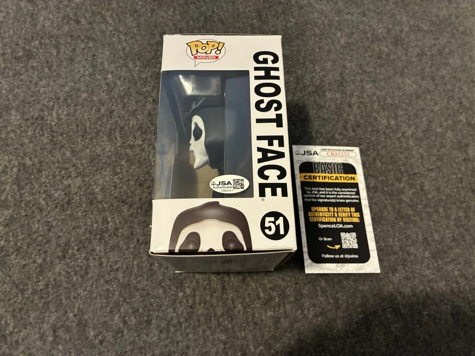 Timothy Simons — Timothy Simons Signed Ghost Face Funko Pop Jsa Coa Scream 7 Actor George Willis, image 2