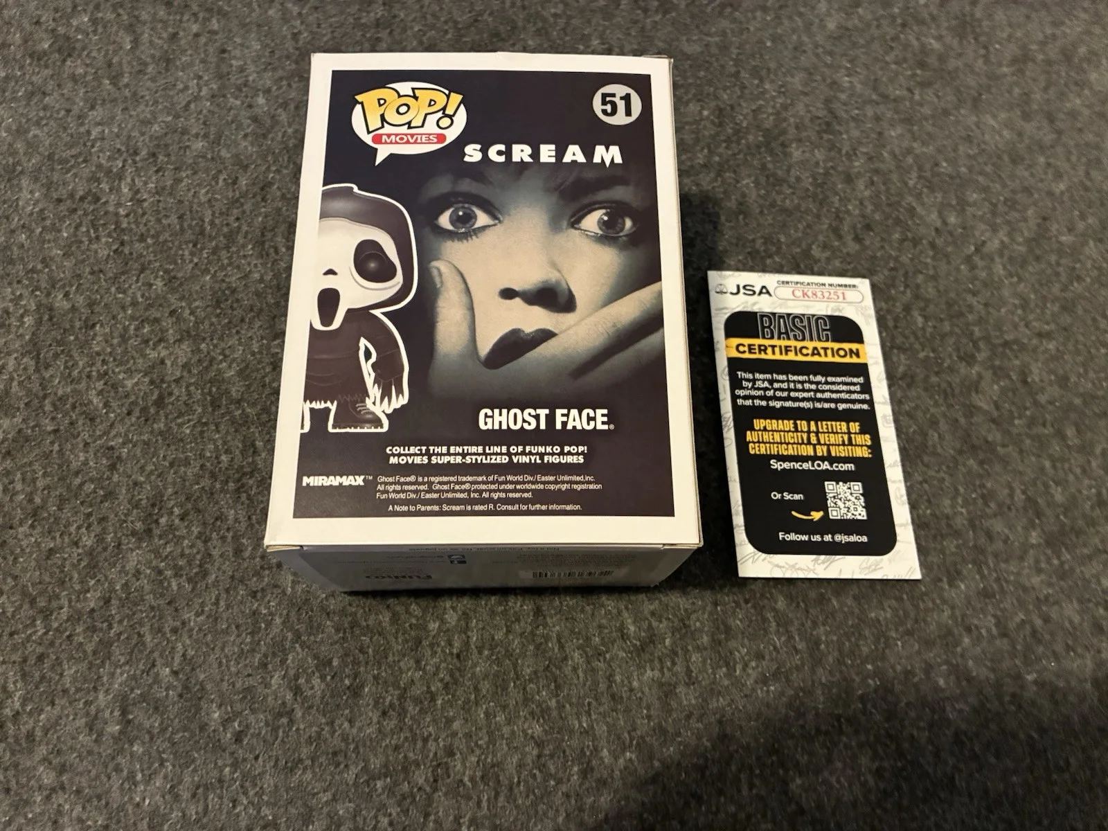 Timothy Simons — Timothy Simons Signed Ghost Face Funko Pop Jsa Coa Scream 7 Actor George Willis, image 3