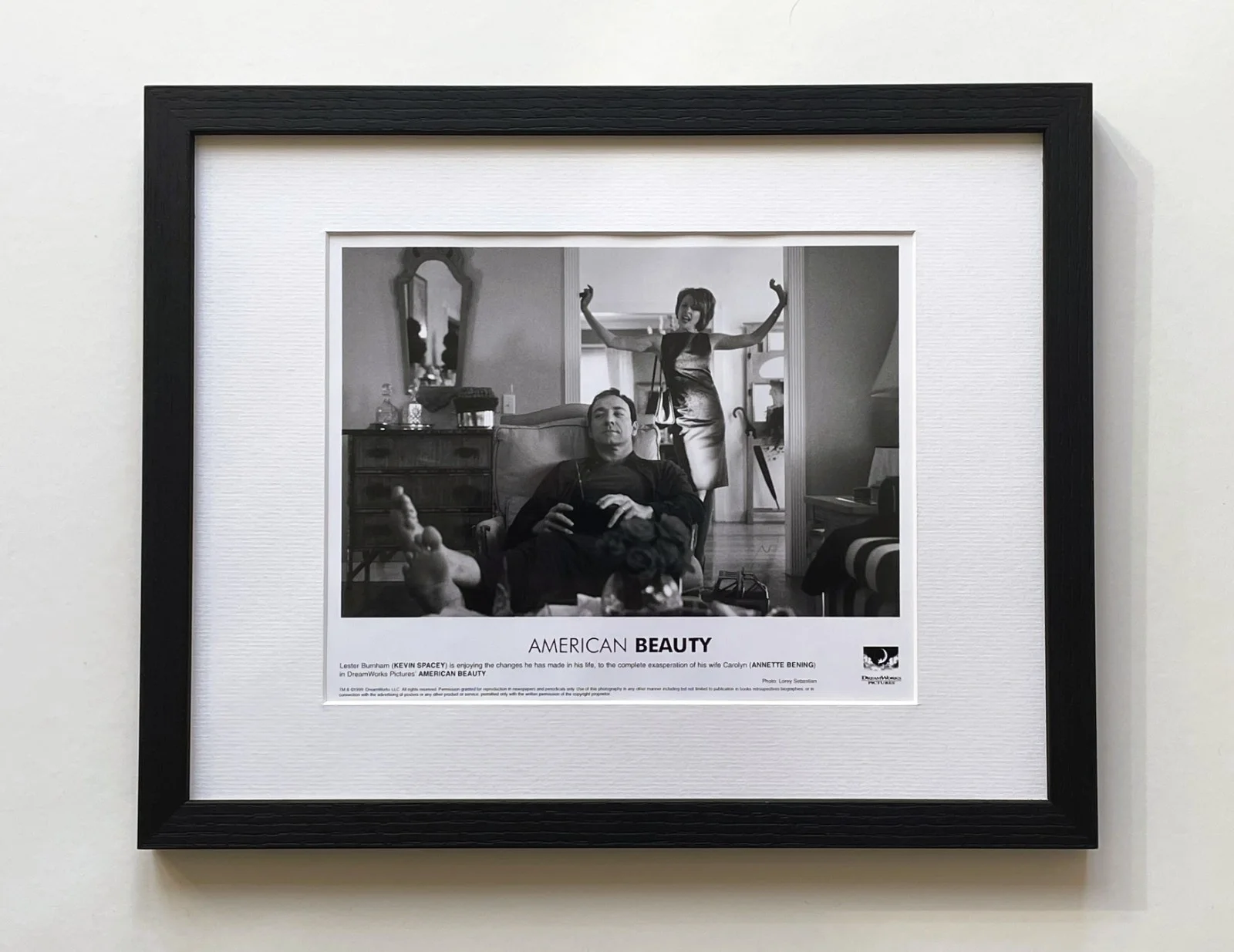 American Beauty Photo Original Framed 8X10 Inch B&W Press Publicity Still, изображение 2