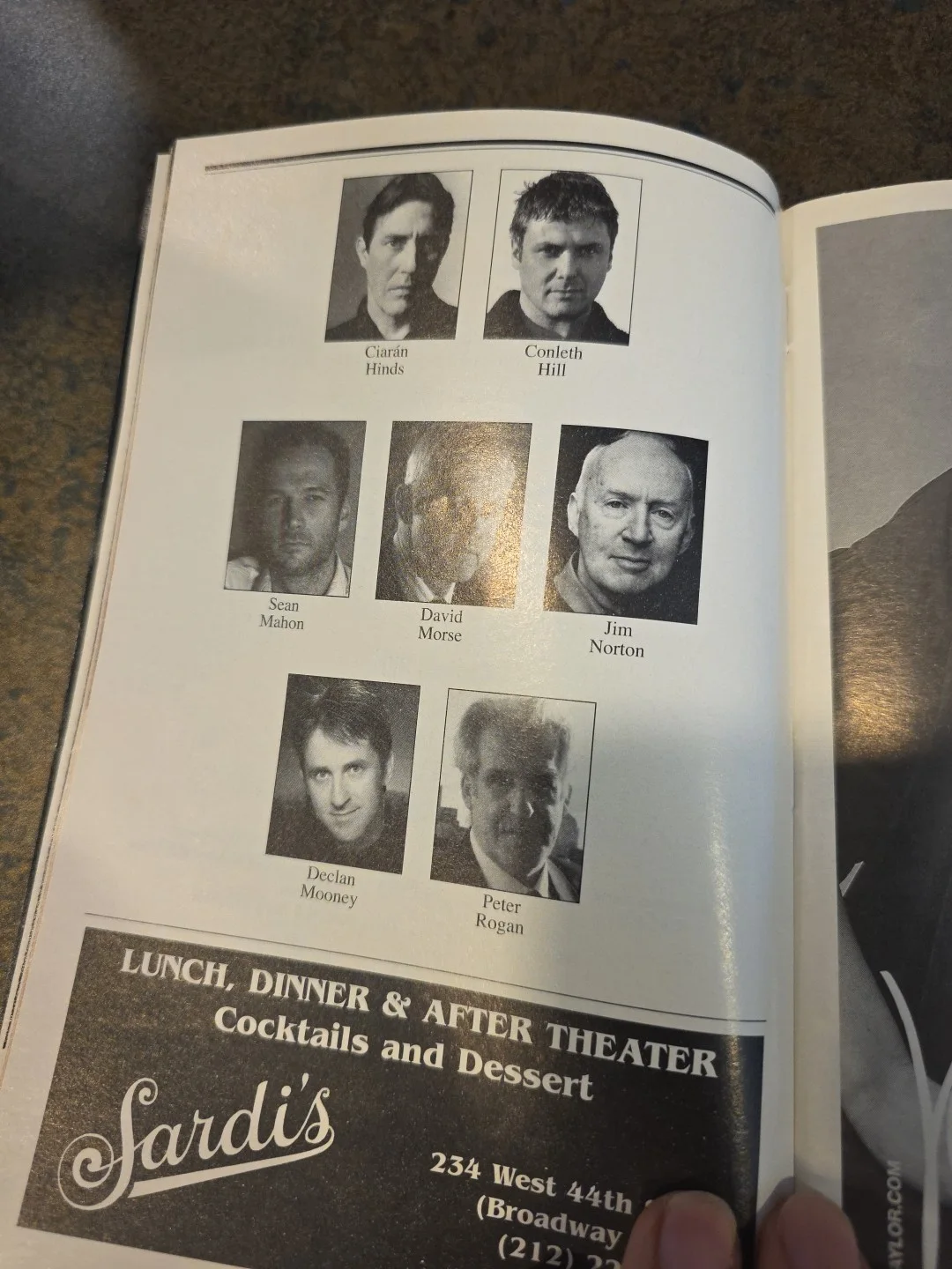 THE SEA FARER with CIARAN HINDS and David Morse PLAYBILL - March 2008, изображение 4