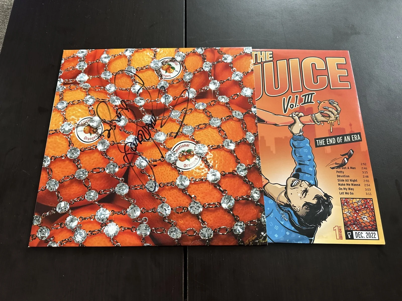 Emotional Oranges Signed Autographed Auto Vinyl The Juice Vol. III Vali, image 4